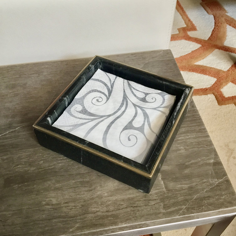 Mercer41 Marble Napkin Holder Wayfair